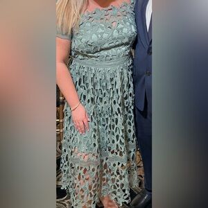 Chi Chi London Off Shoulder Midi Dress